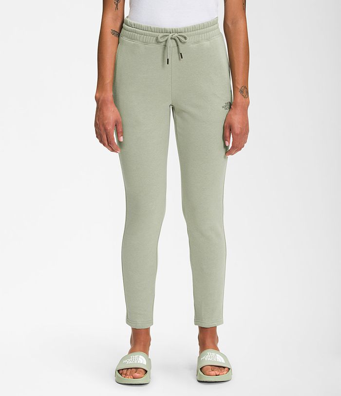 Pantalones The North Face Mujer Half Dome Crop Jogger Verde - Peru 17348HSAL